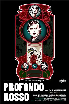 夜深血红 Profondo rosso海报