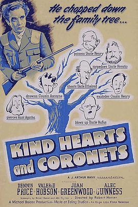 仁心与冠冕 Kind Hearts and Coronets海报