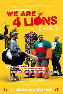 四头狮子 Four Lions海报