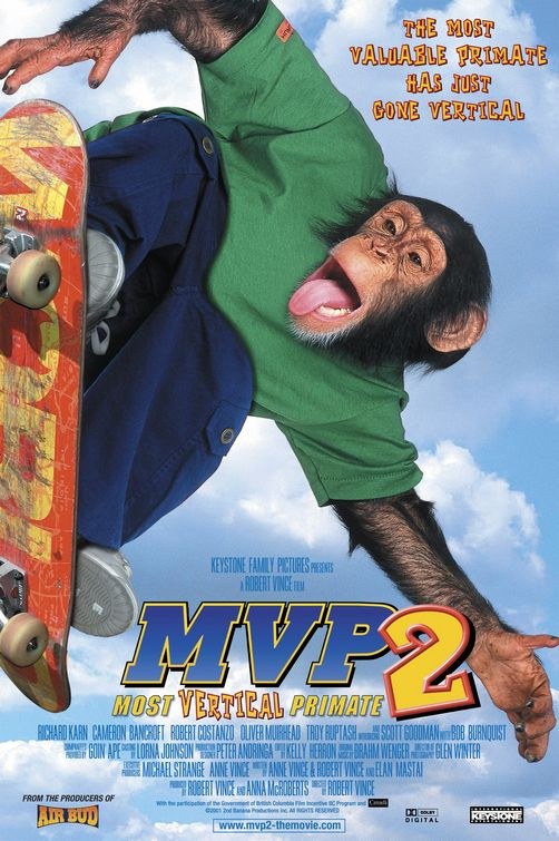 大展猴威2：滑板高手 MVP: Most Vertical Primate海报