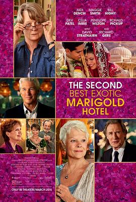 涉外大饭店2 The Second Best Exotic Marigold Hotel海报